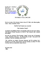The Emeritus Citizen certificate, June 2014 (enlarge)