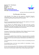 Cover of The Philosophy of the Nature (enlarge)