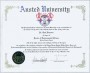 Diploma, Doctor of Environmental Science (enlarge)